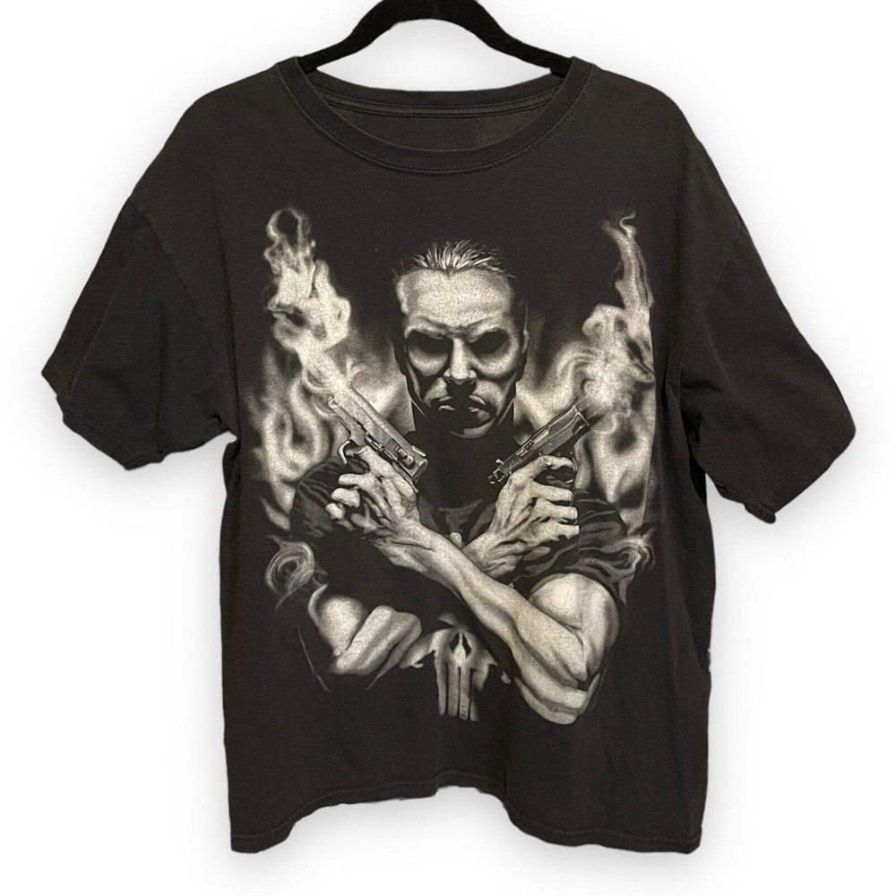 Marvel Vintage Universal Studios Islands of Adventure Punisher T-Shirt Sz: L/XL